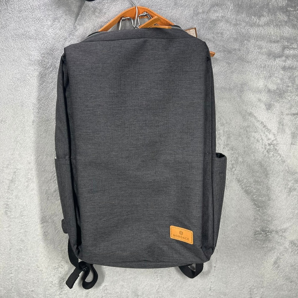 Nordace Siena Backpack Unisex OS Grey Tan Smart Travel Laptop Bag USB